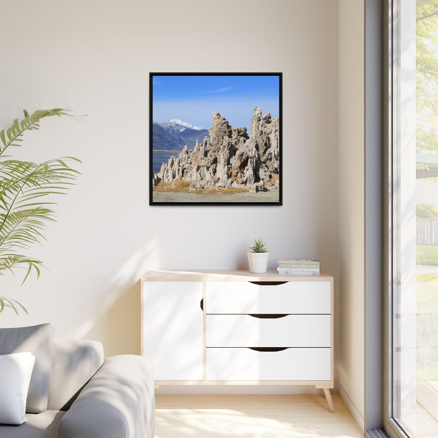 Mono Lake Tufa - Unique Stretched Canvas Wall Art