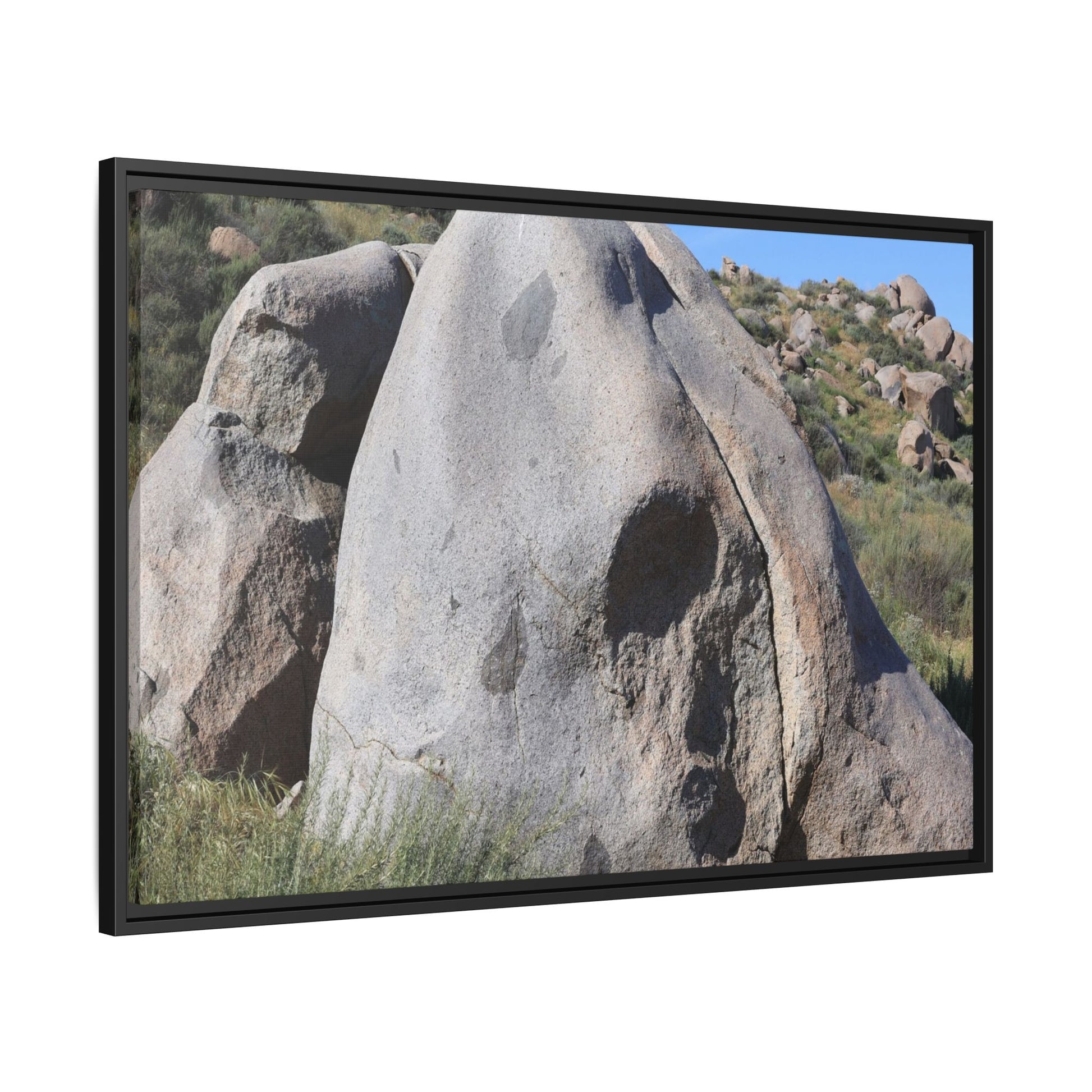 Skull Rock Desert - Unique Stretched Canvas Wall Art - Art By Earth