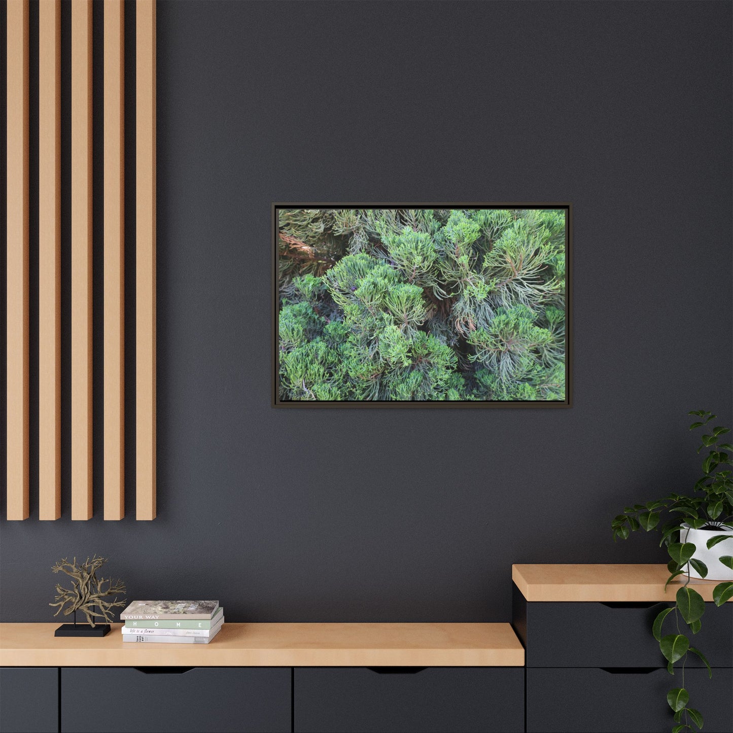 Verdant Whispers - Unique Stretched Canvas Wall Art - Art By Earth