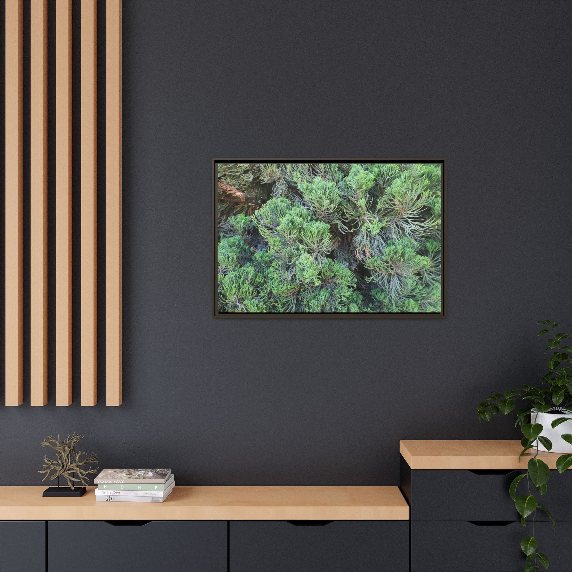Verdant Whispers - Unique Stretched Canvas Wall Art - Art By Earth