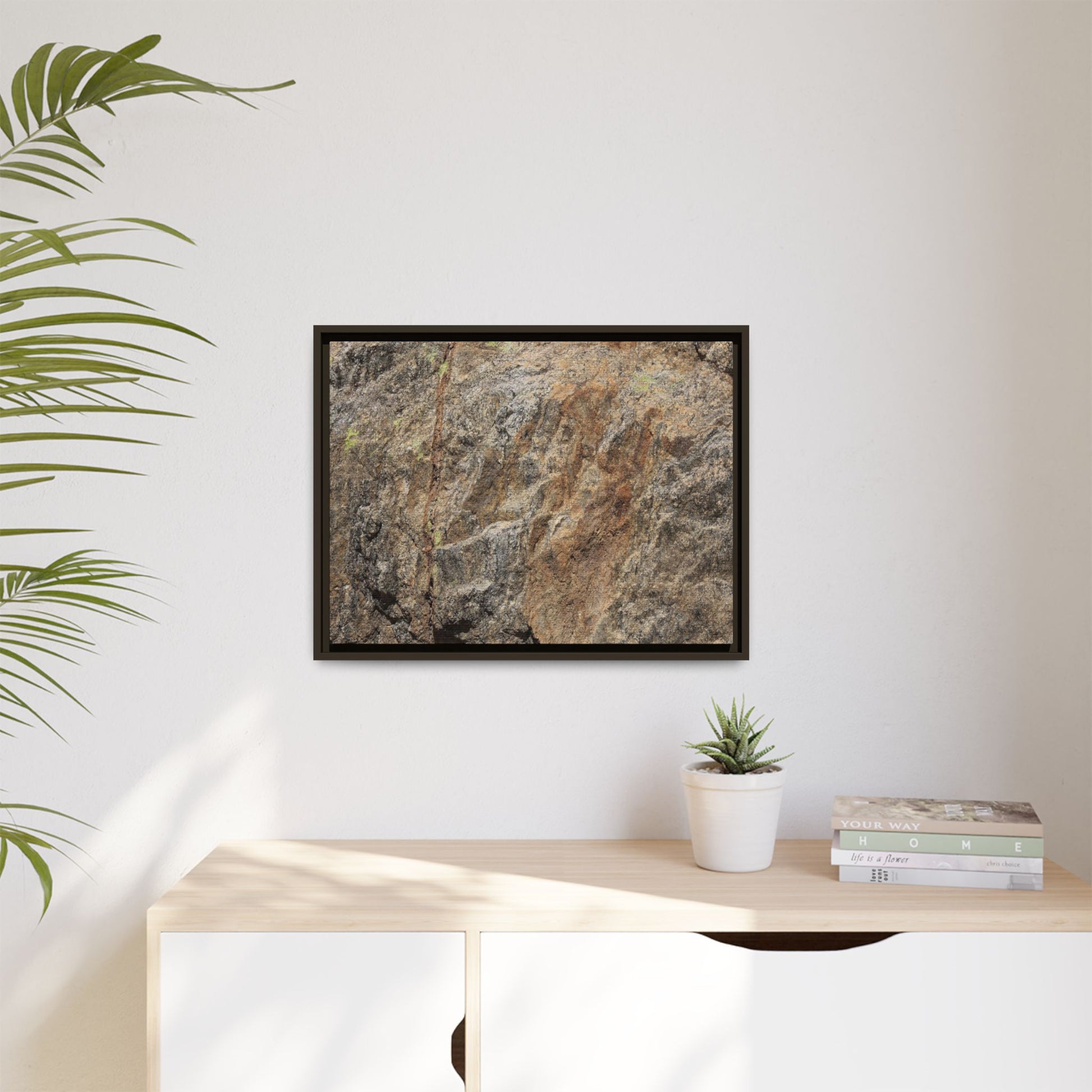 Weathered Rock Formation - Unique Stretched Canvas Wall Art - Art By Earth
