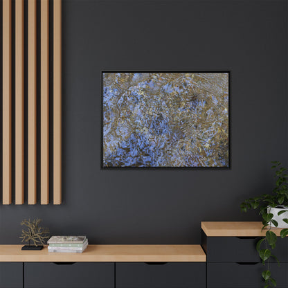 Aquatic Reflections - Unique Stretched Canvas Wall Art - Art By Earth