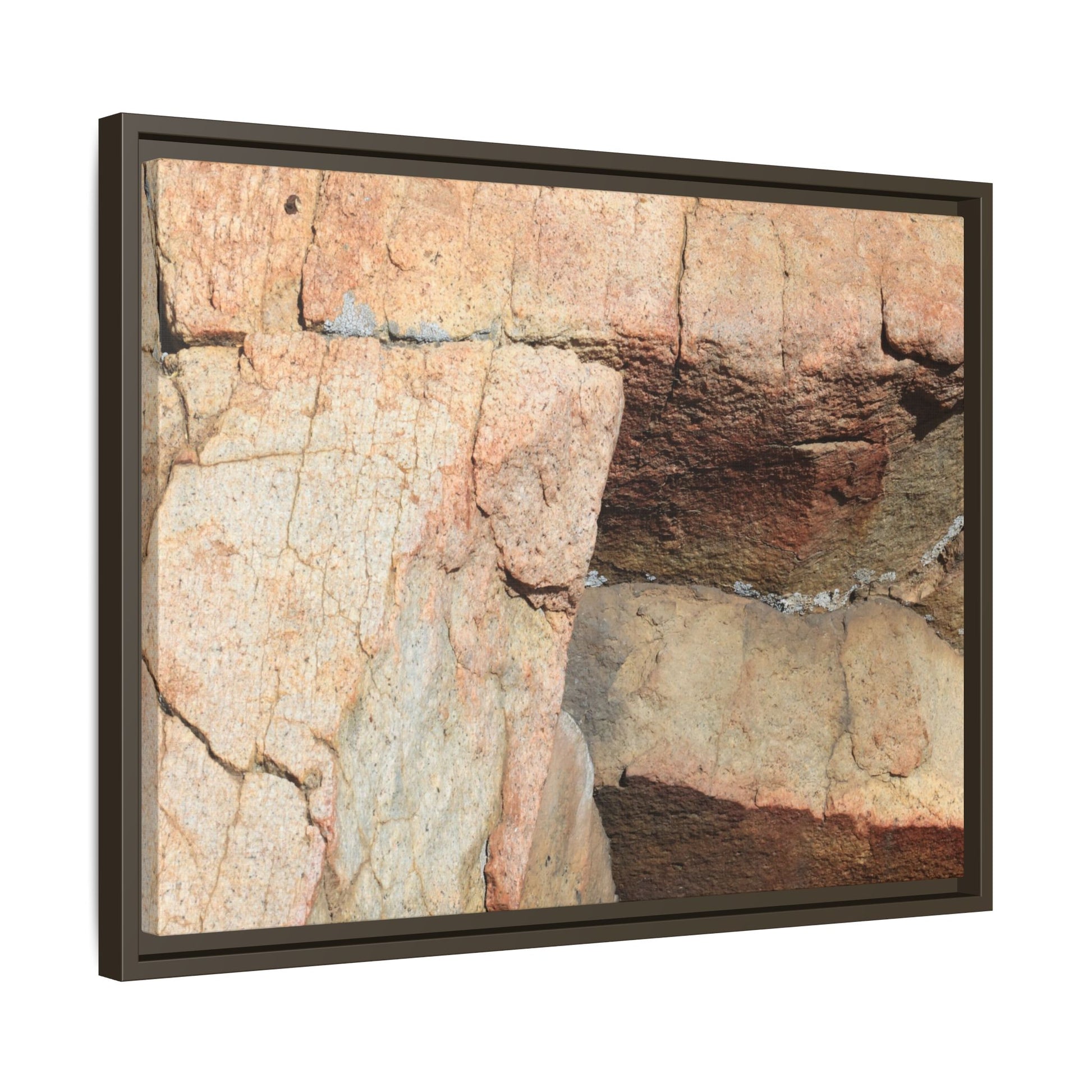 Fractured Stone - Unique Stretched Canvas Wall Art - Art By Earth