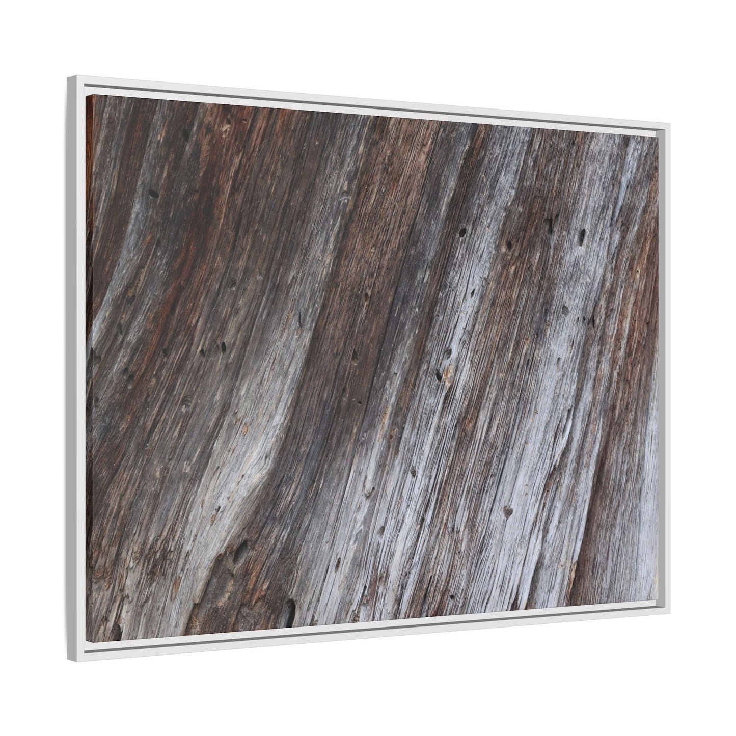 Aged Timber Texture - Unique Stretched Canvas Wall Art - Art By Earth
