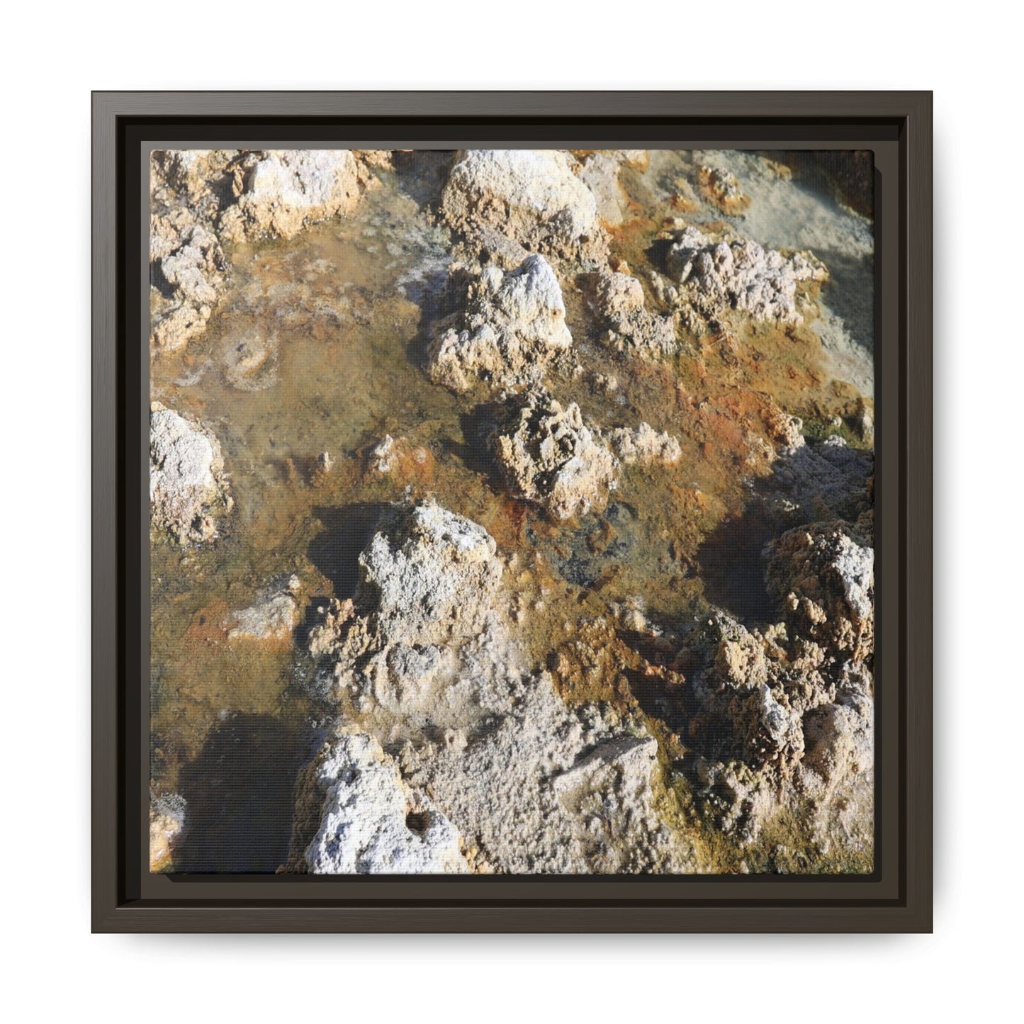 Stone Sea of Silence - Unique Stretched Canvas Wall Art