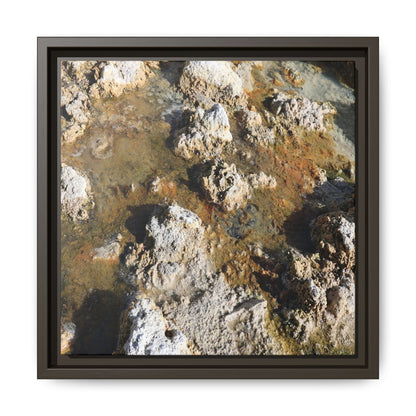 Stone Sea of Silence - Unique Stretched Canvas Wall Art