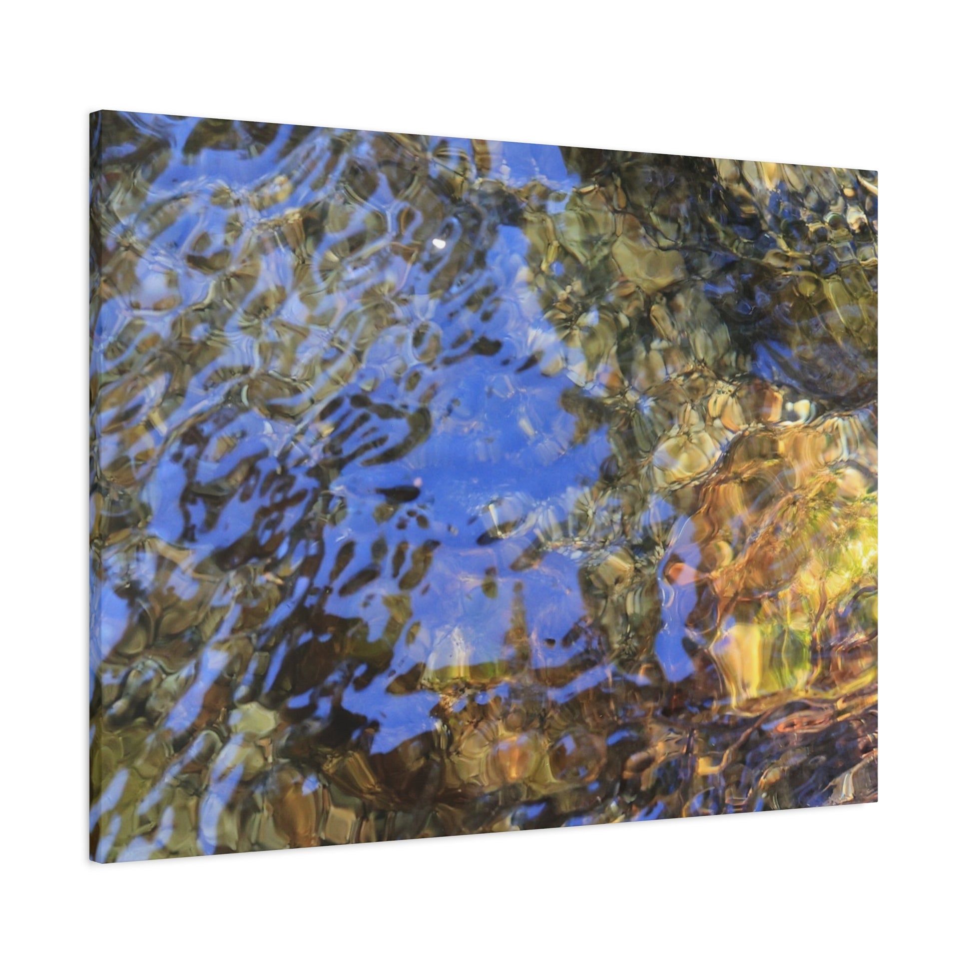 Water's Whisper - Unique Frameless Canvas Wall Art - Art By Earth