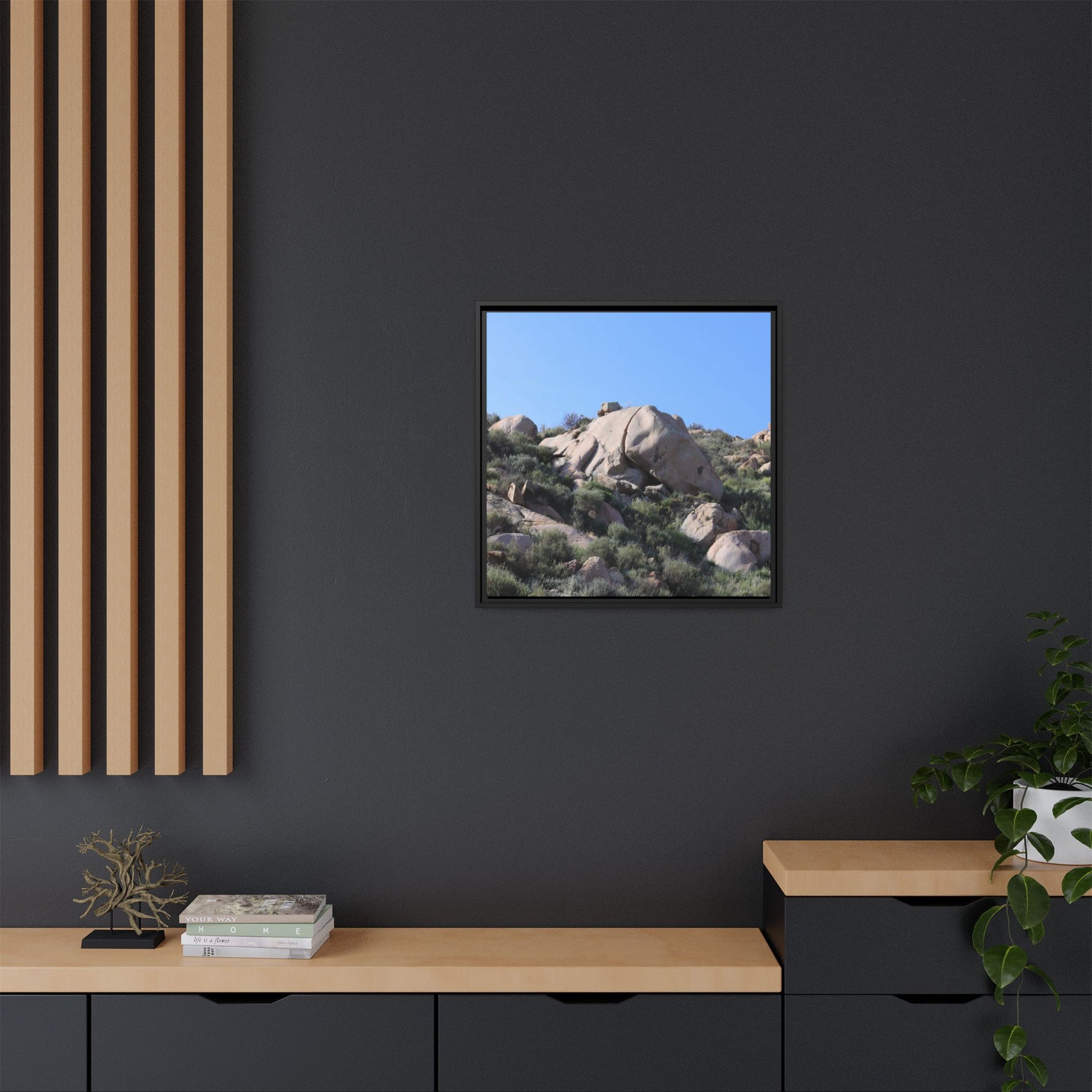Ancient Stone Landscape - Unique Stretched Canvas Wall Art - Art By Earth