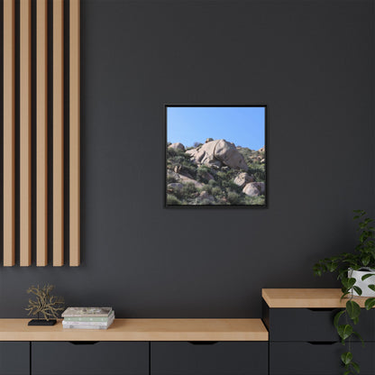 Ancient Stone Landscape - Unique Stretched Canvas Wall Art - Art By Earth