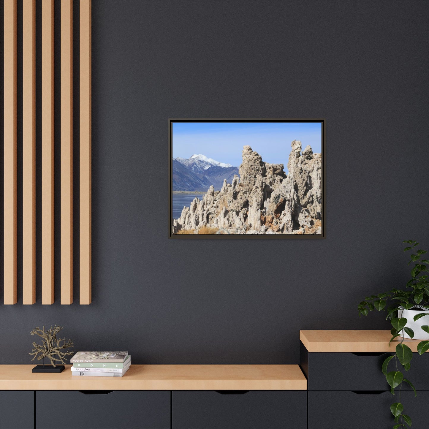 Mono Lake Tufa - Unique Stretched Canvas Wall Art
