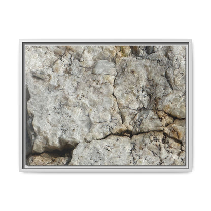 Weathered Limestone Formation - Unique Stretched Canvas Wall Art - Art By Earth