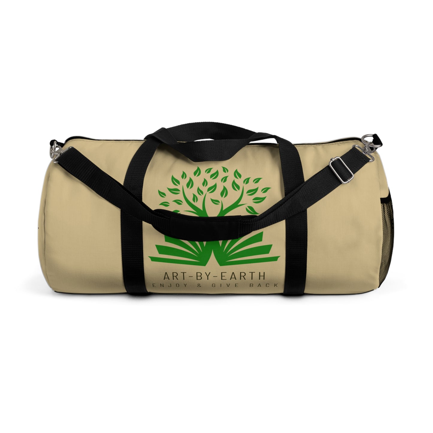 Brown/Beige - Z - ART BY EARTH DUFFEL BAG