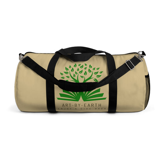 Brown/Beige - Z - ART BY EARTH DUFFEL BAG
