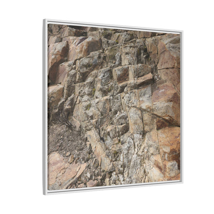 Stone's Silent Story - Unique Stretched Canvas Wall Art - Art By Earth