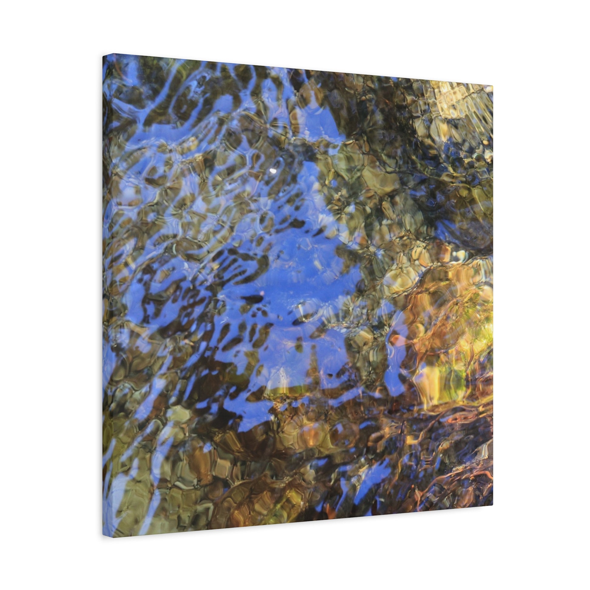 Water's Whisper - Unique Frameless Canvas Wall Art - Art By Earth