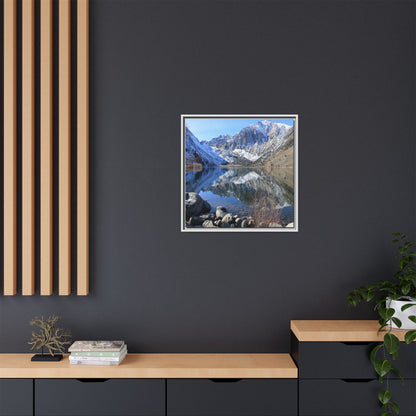 Reflections of Stillness - Unique Stretched Canvas Wall Art