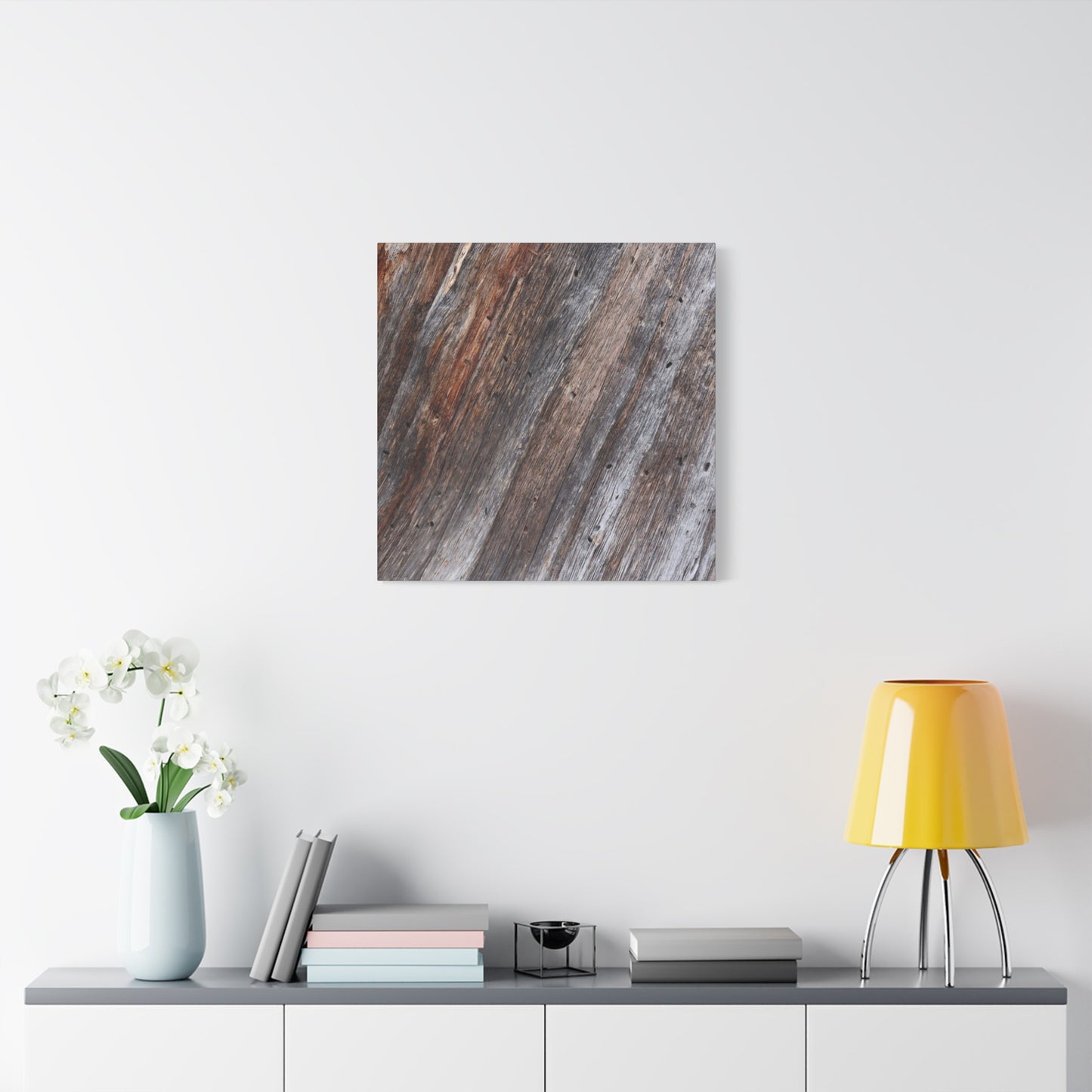Aged Timber Surface - Unique Frameless Canvas Wall Art - Art By Earth
