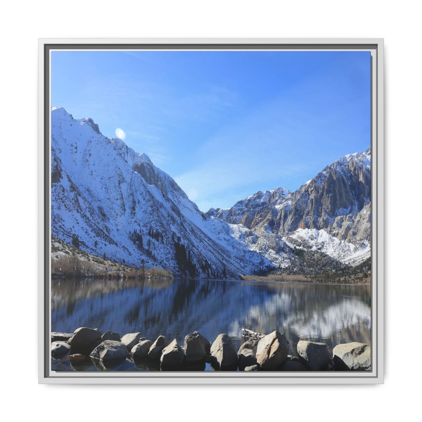 Stones of Serenity - Unique Stretched Canvas Wall Art