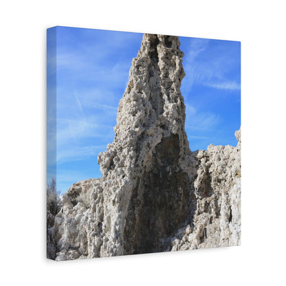 Towering Limestone Sentinels - Unique Frameless Canvas Wall Art