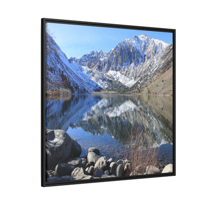Reflections of Stillness - Unique Stretched Canvas Wall Art