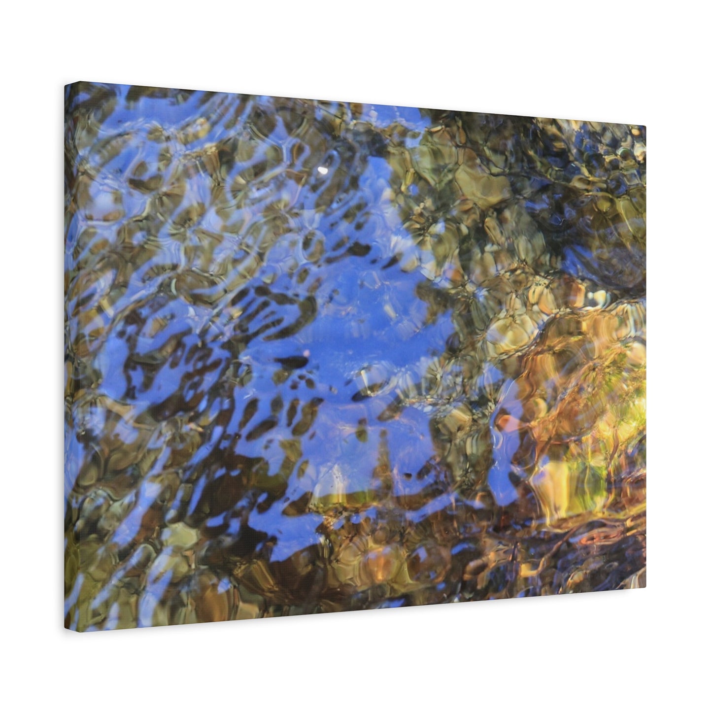 Water's Whisper - Unique Frameless Canvas Wall Art - Art By Earth