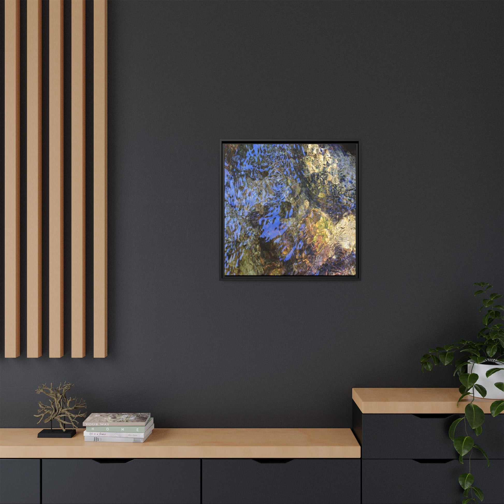 Aquatic Kaleidoscope - Unique Stretched Canvas Wall Art - Art By Earth