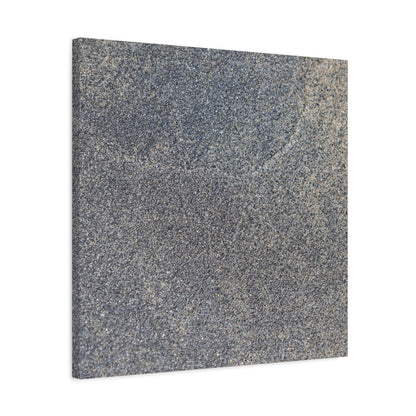 Granite Murmur - Unique Frameless Canvas Wall Art - Art By Earth
