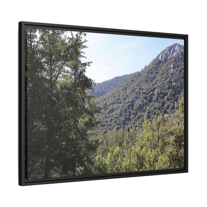 Mountain Valley Forest - Unique Stretched Canvas Wall Art