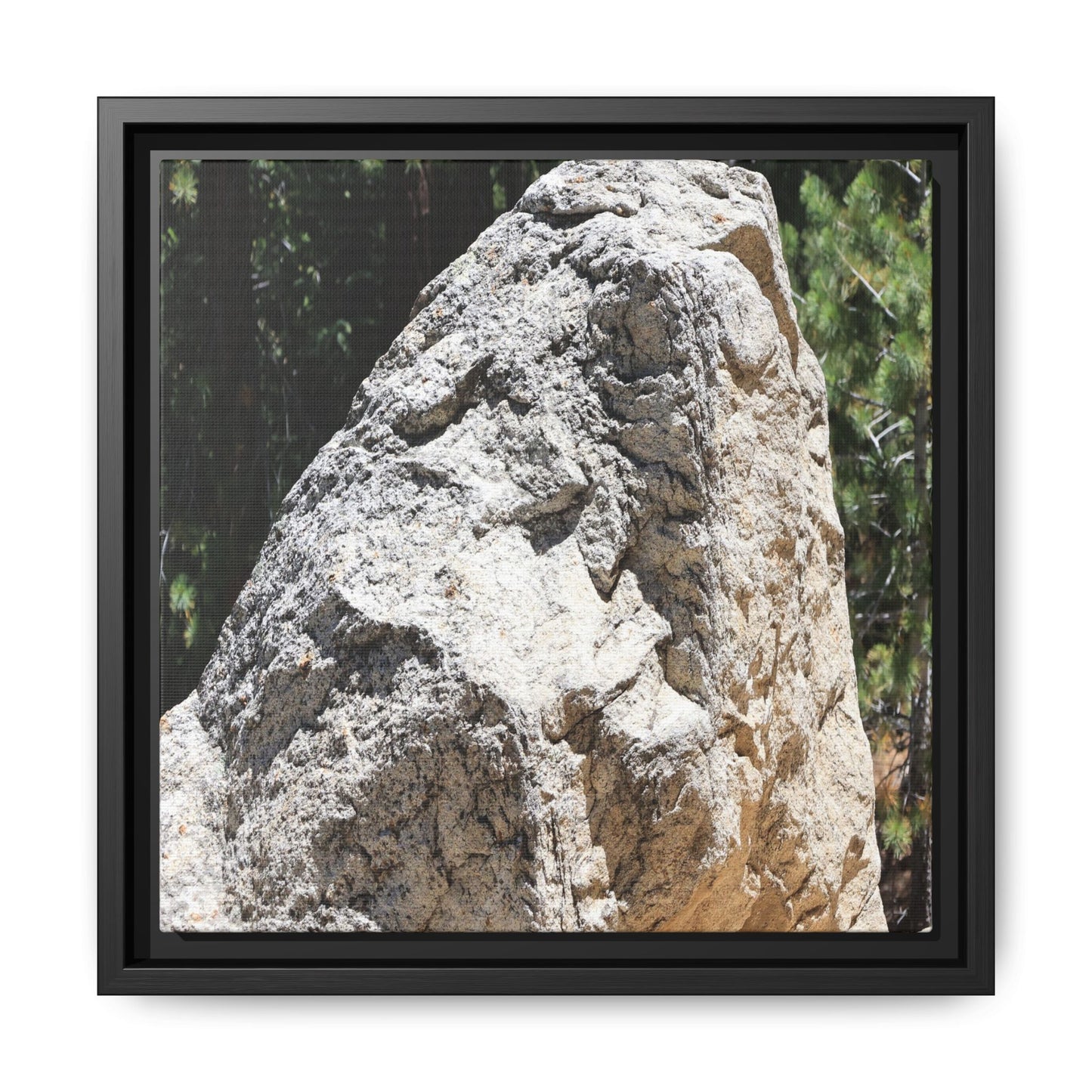 Stone's Silent Whisper - Unique Stretched Canvas Wall Art - Art By Earth
