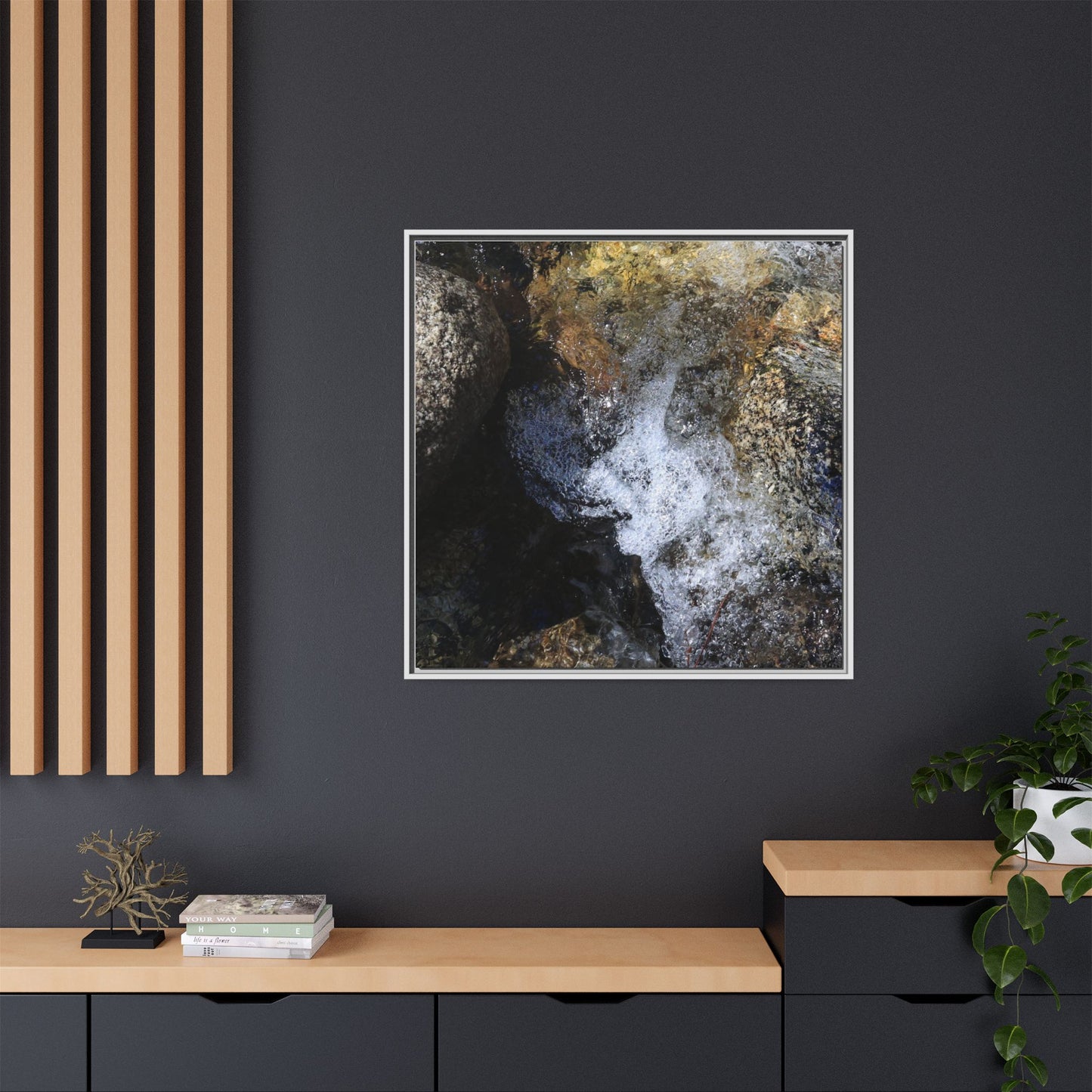 Nature's Turbulence - Unique Stretched Canvas Wall Art - Art By Earth