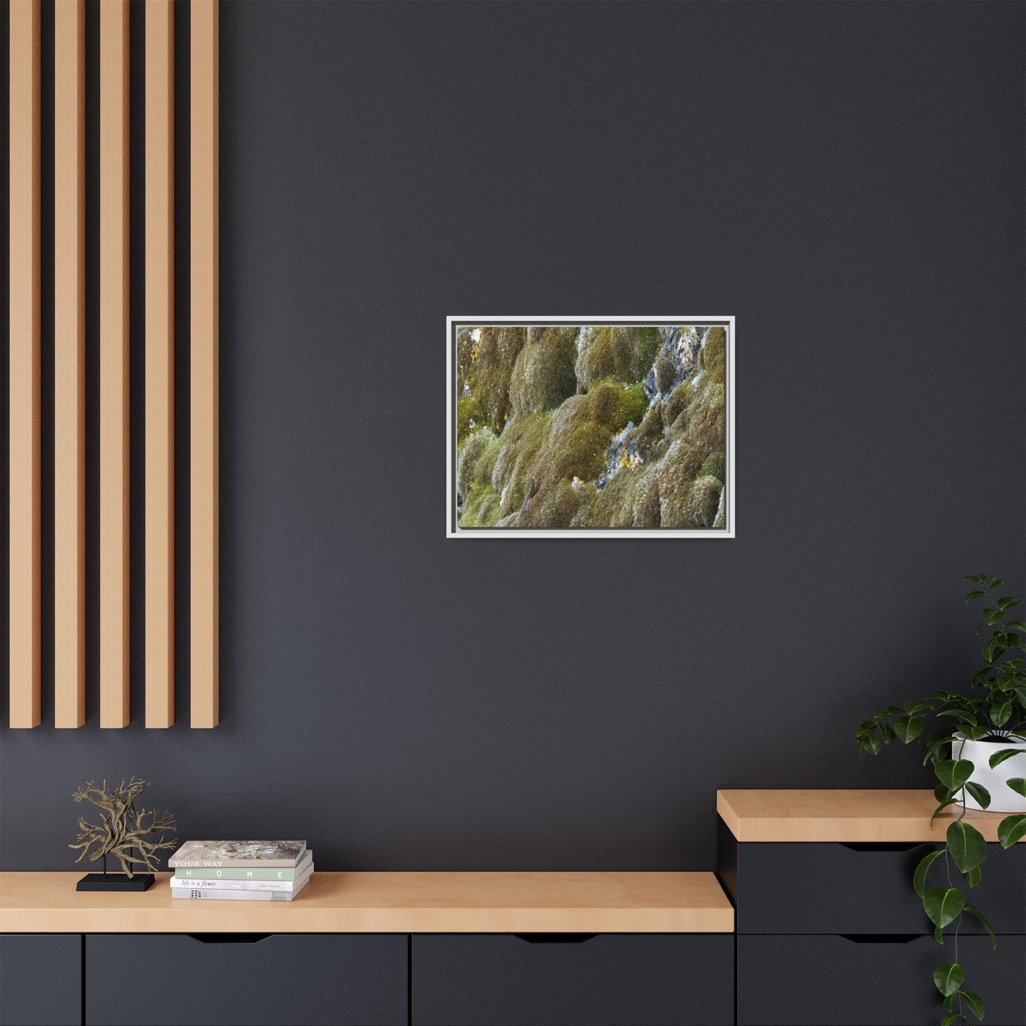 Moss Symphony - Unique Stretched Canvas Wall Art