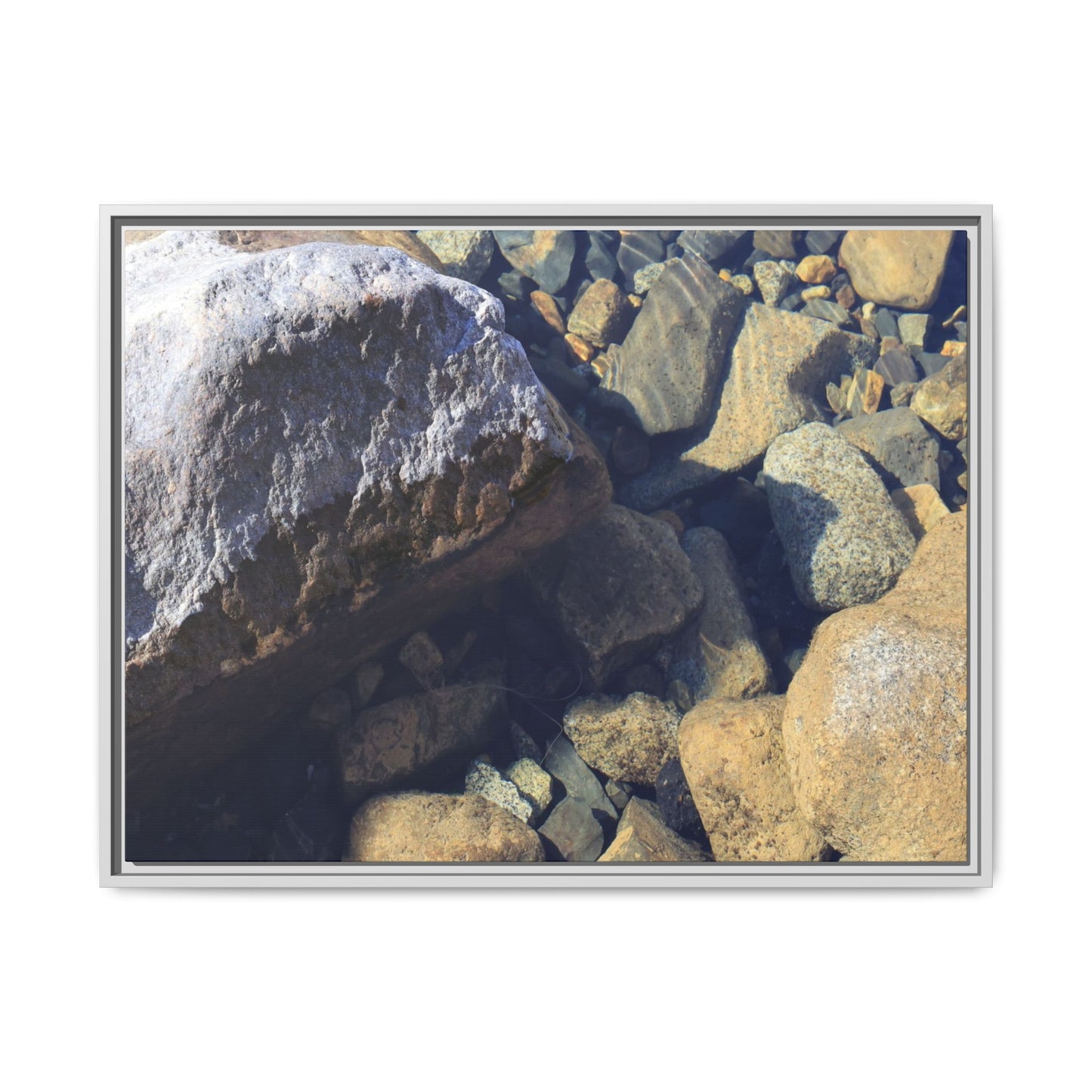 Stone Sanctuary - Unique Stretched Canvas Wall Art