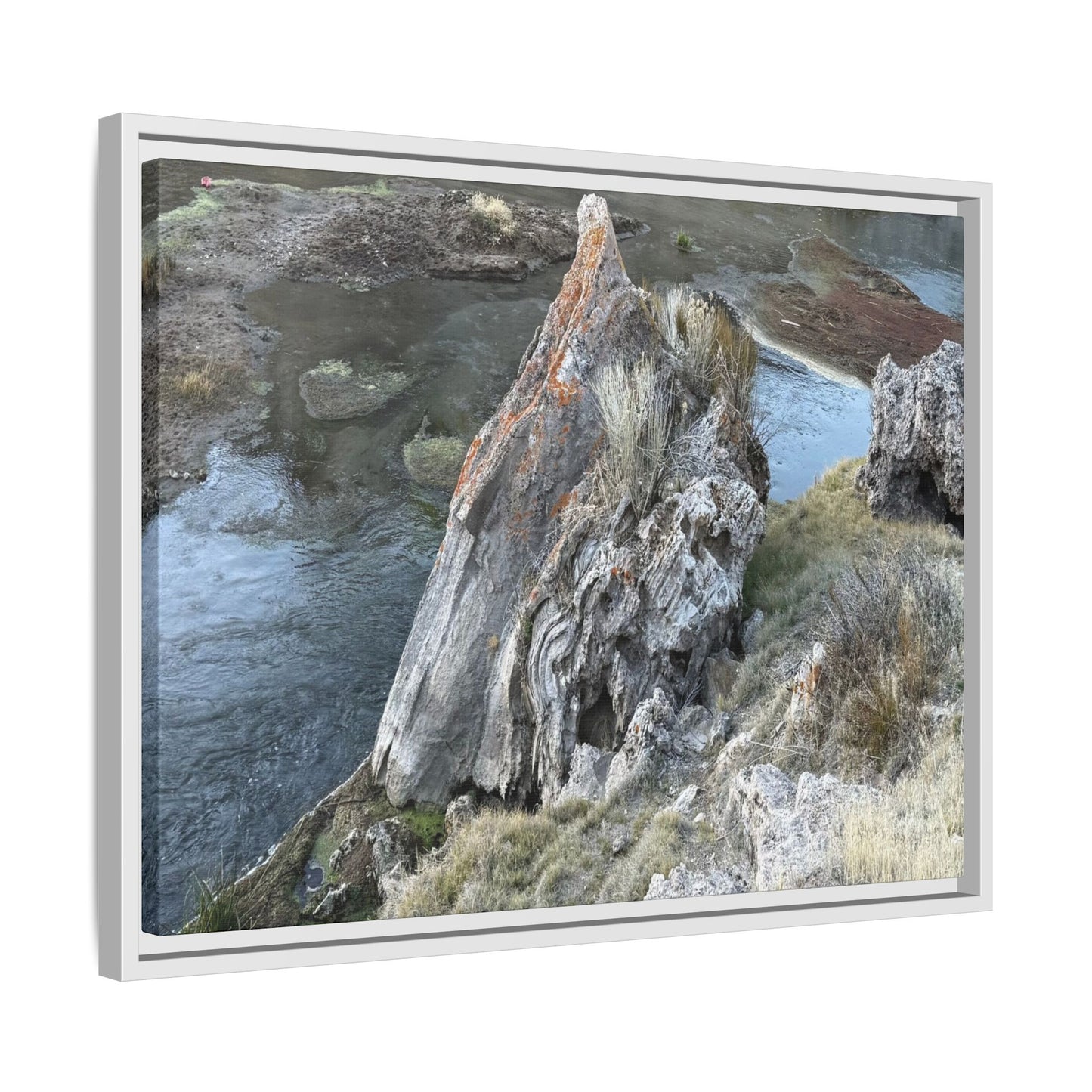 Carved by Water - Unique Stretched Canvas Wall Art