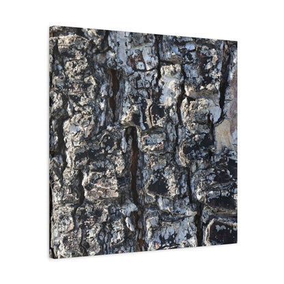 Textured Whispers of the Ancient Tree - Unique Frameless Canvas Wall Art - Art By Earth