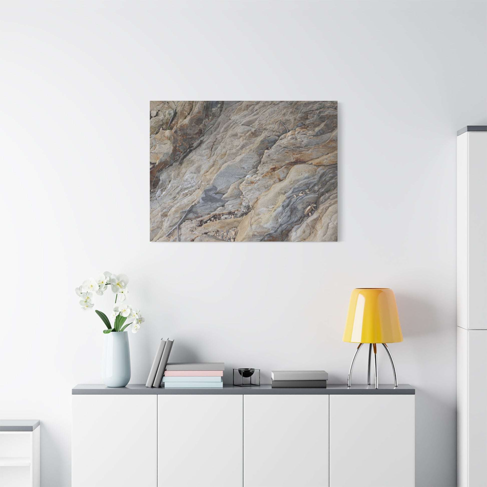 Stone Memory - Unique Frameless Canvas Wall Art - Art By Earth
