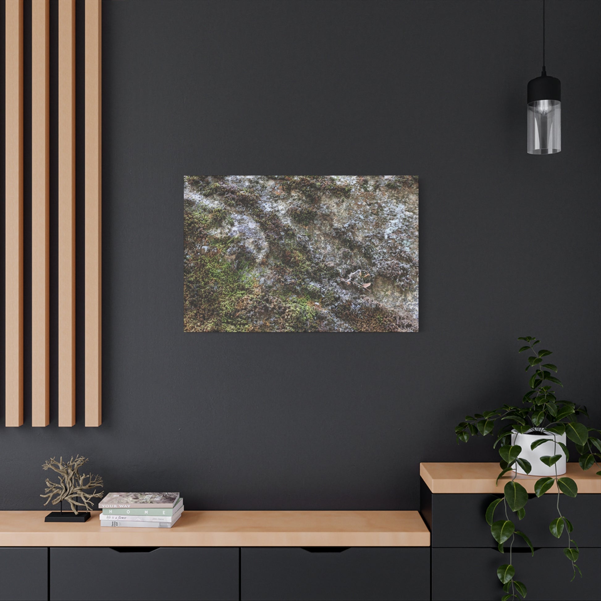 Moss Tapestry - Unique Frameless Canvas Wall Art - Art By Earth