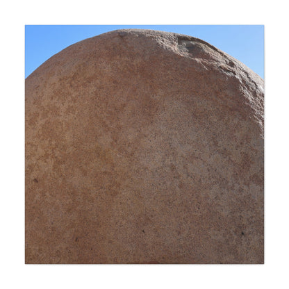 Stone Sphere of Silence - Unique Frameless Canvas Wall Art - Art By Earth