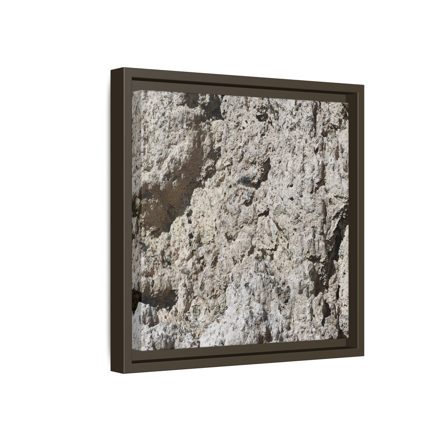 Weathered Stone Whispers - Unique Stretched Canvas Wall Art