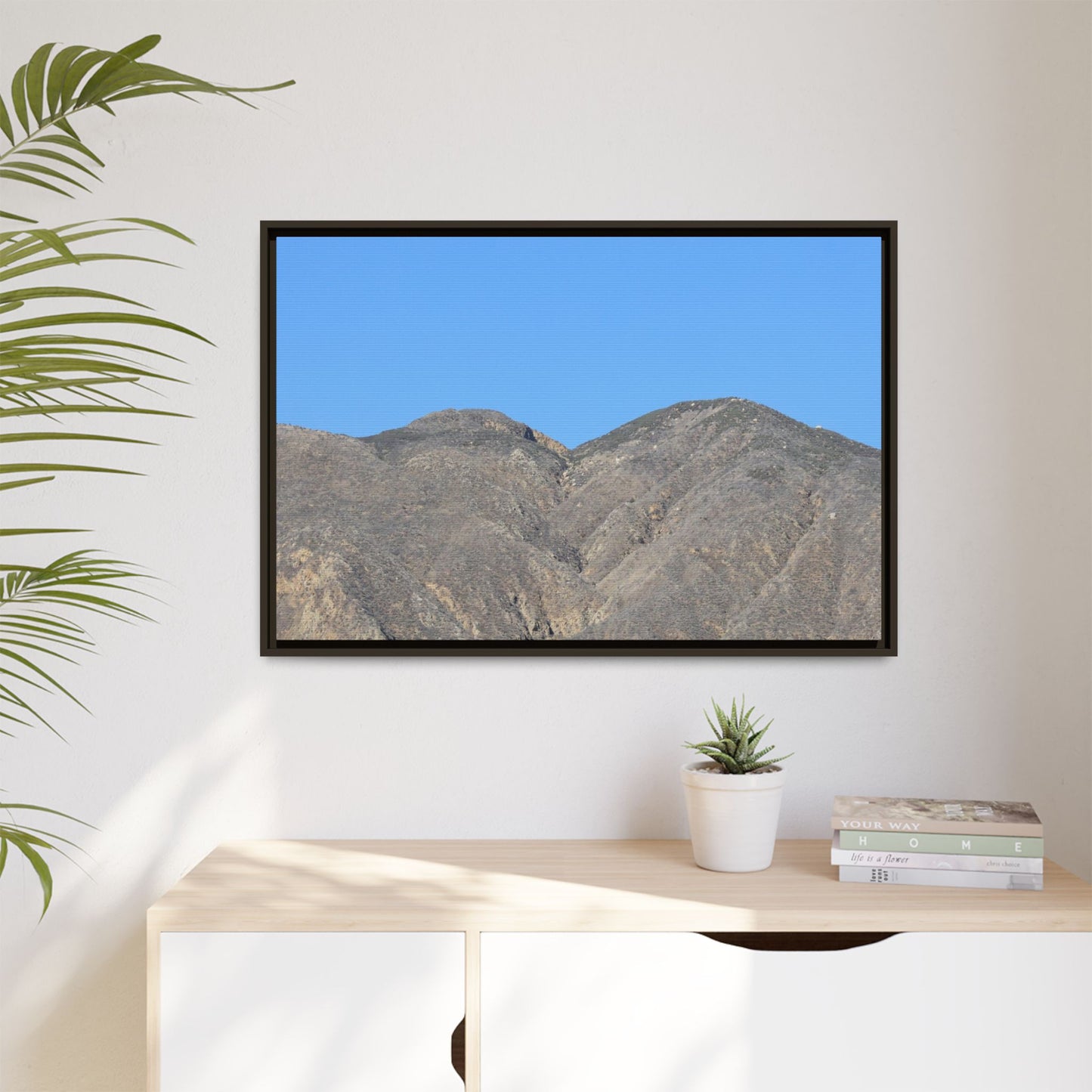 Arid Mountain Breath - Unique Stretched Canvas Wall Art - Art By Earth