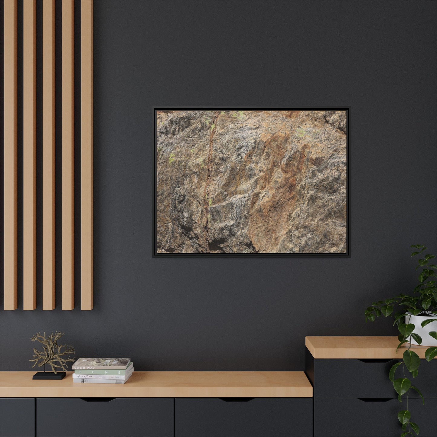 Weathered Rock Formation - Unique Stretched Canvas Wall Art - Art By Earth