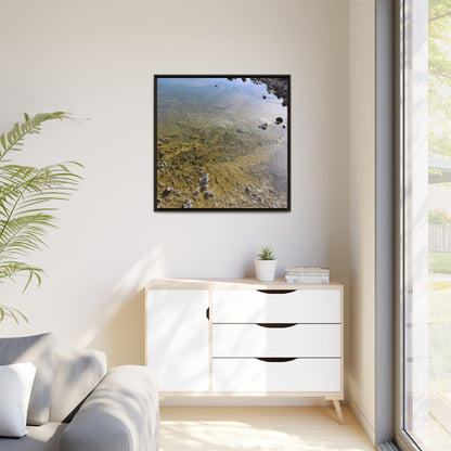 Ripples of Stone - Unique Stretched Canvas Wall Art