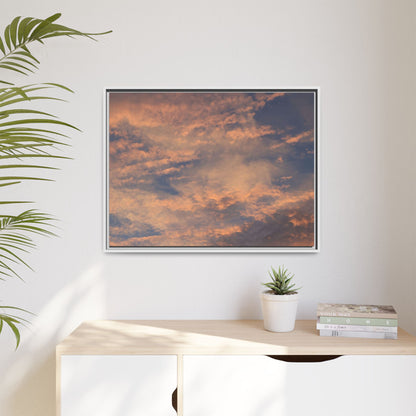 Sunset's Ethereal Canvas - Unique Stretched Canvas Wall Art - Art By Earth