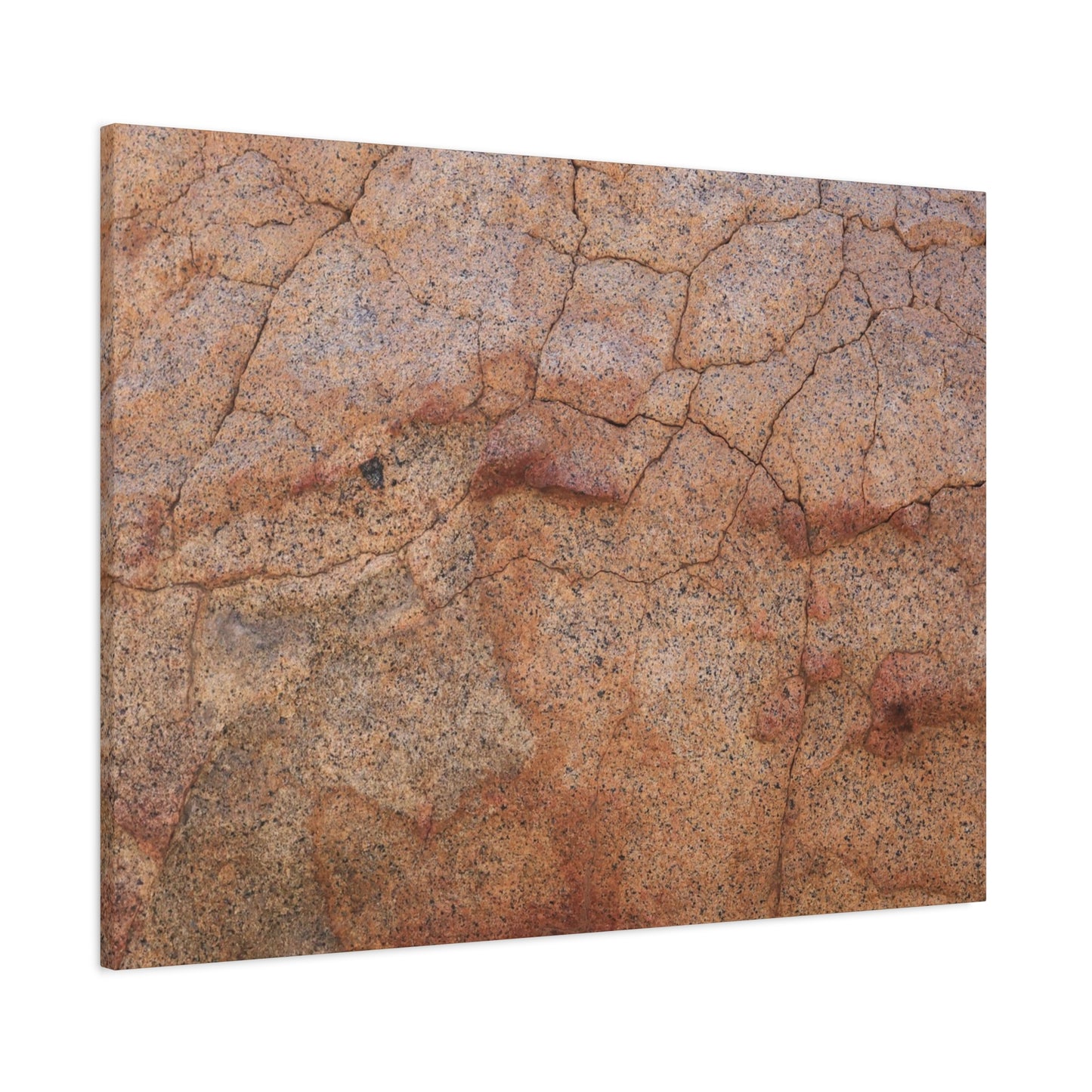 Cracked Earth's Whisper - Unique Frameless Canvas Wall Art - Art By Earth
