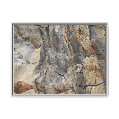 Stone's Silent Symphony - Unique Stretched Canvas Wall Art - Art By Earth