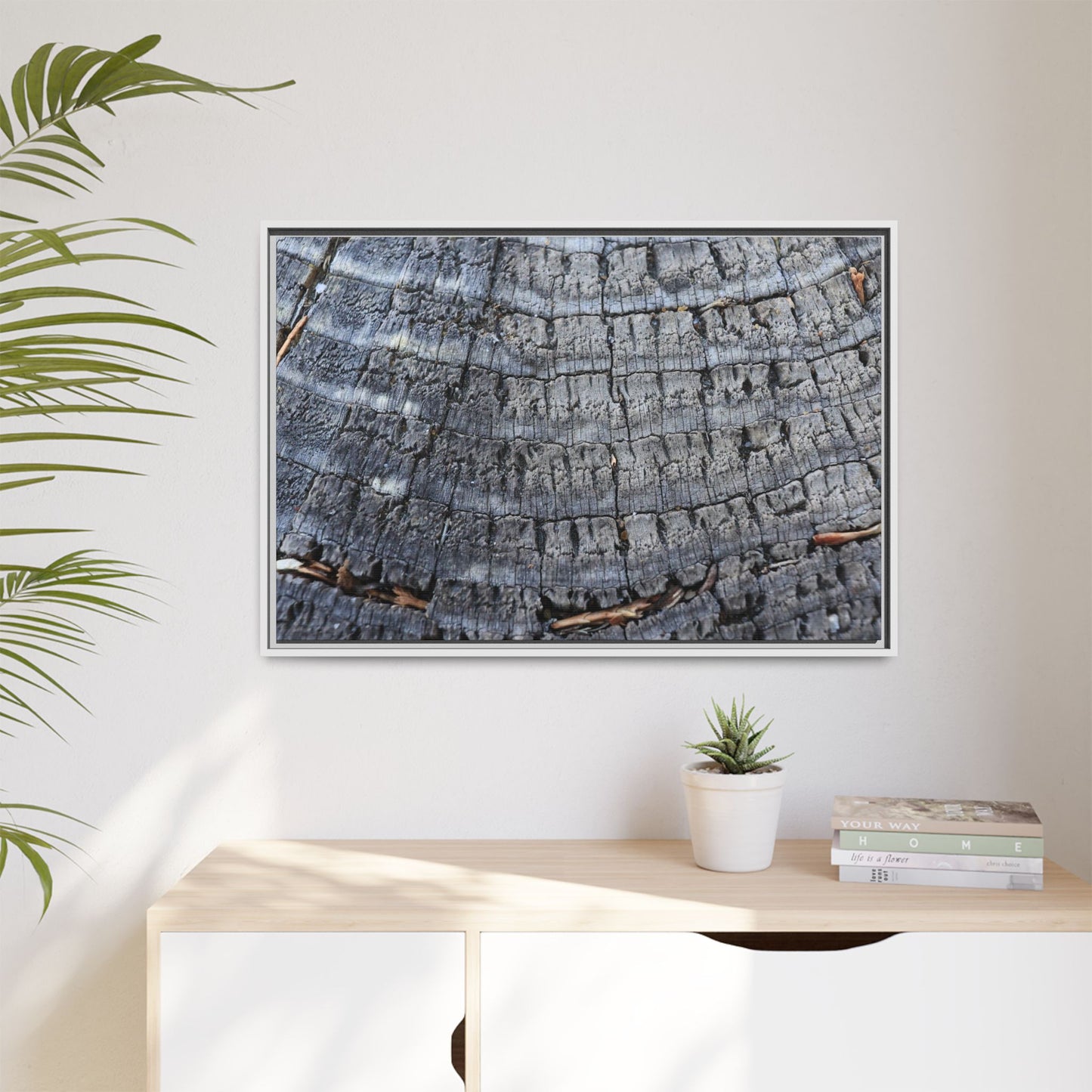 Charred Memories - Unique Stretched Canvas Wall Art - Art By Earth