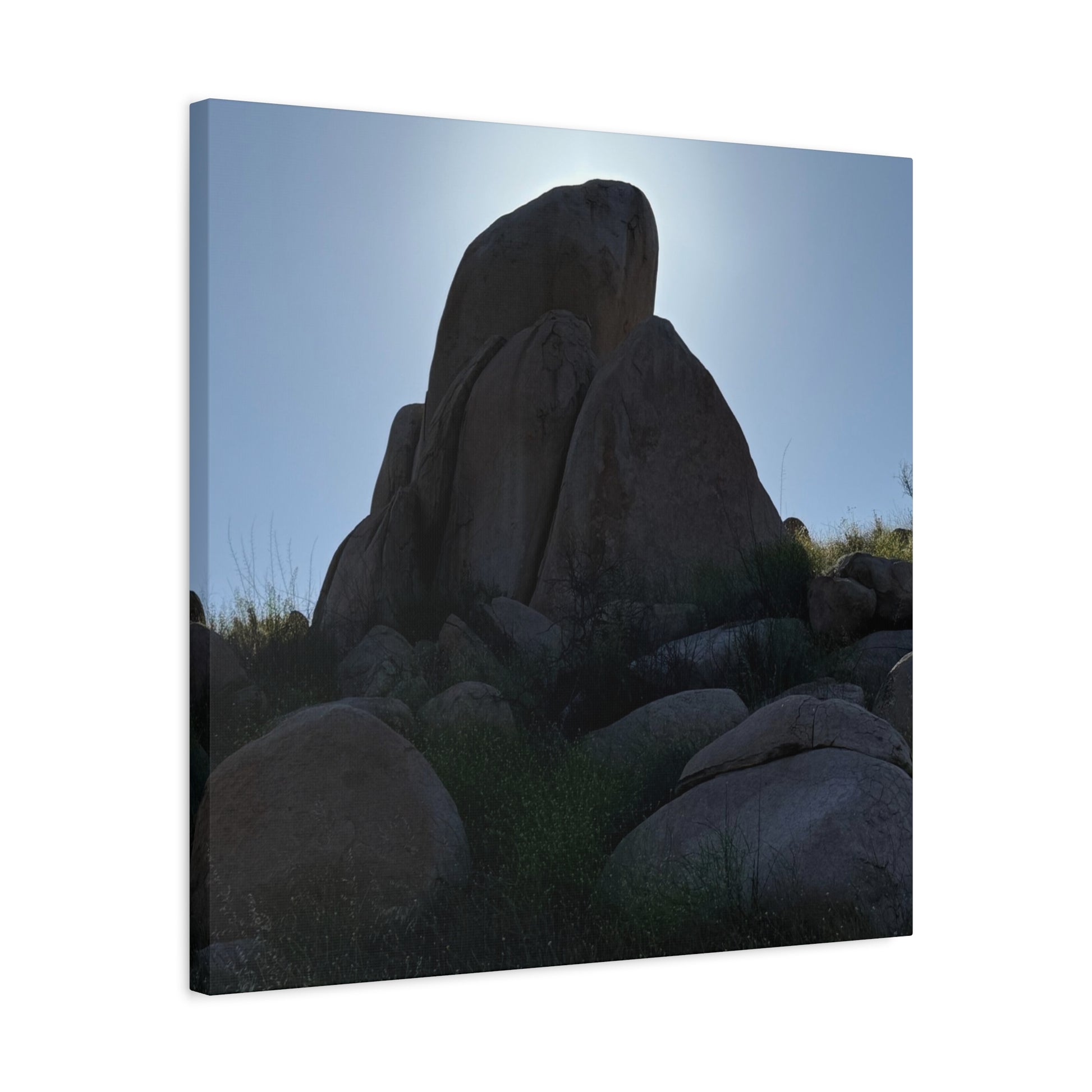 Rocks of Solitude - Unique Frameless Canvas Wall Art - Art By Earth