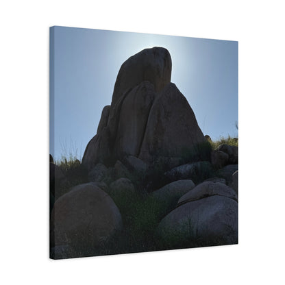 Rocks of Solitude - Unique Frameless Canvas Wall Art - Art By Earth
