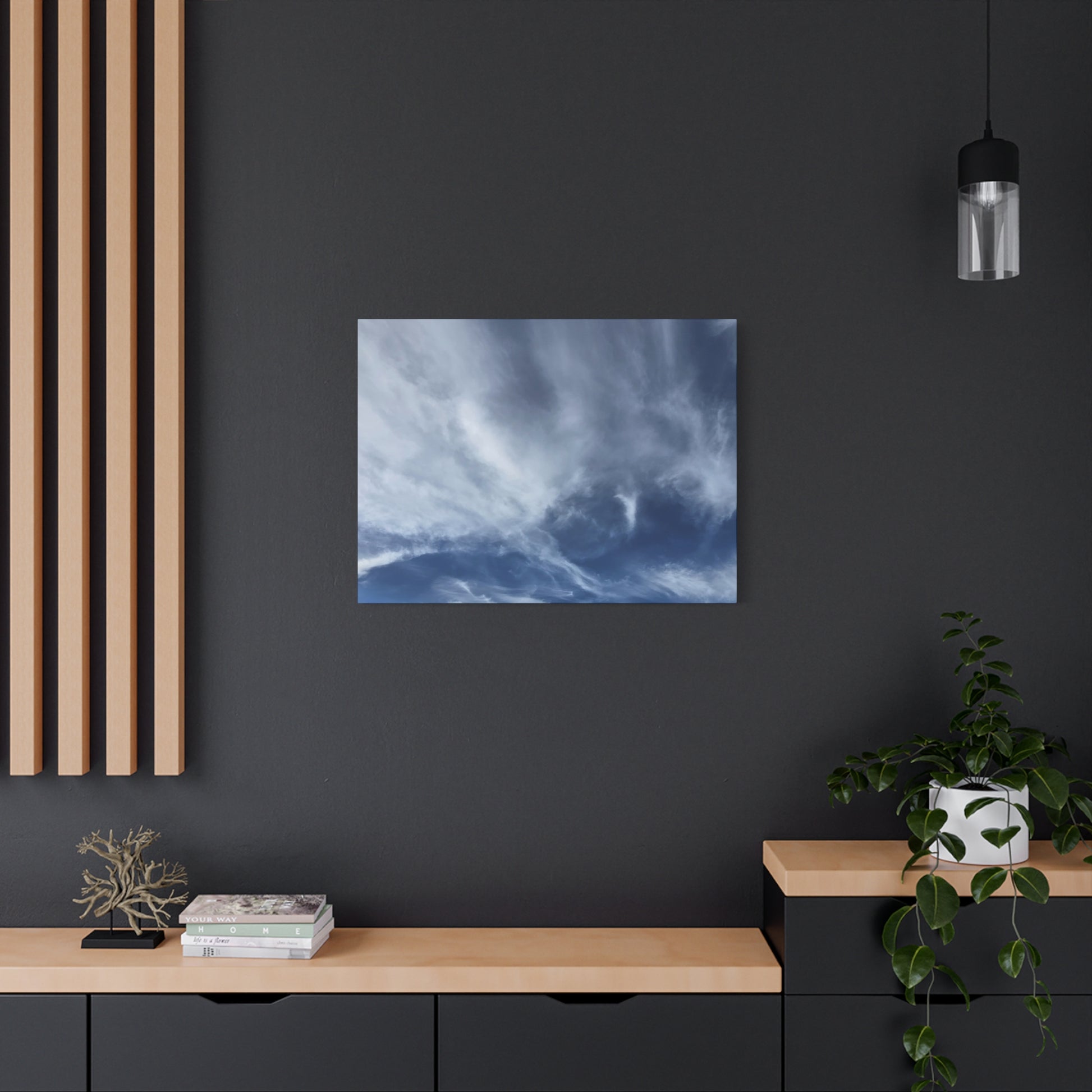 Whispers of the Celestial Realm - Unique Frameless Canvas Wall Art - Art By Earth