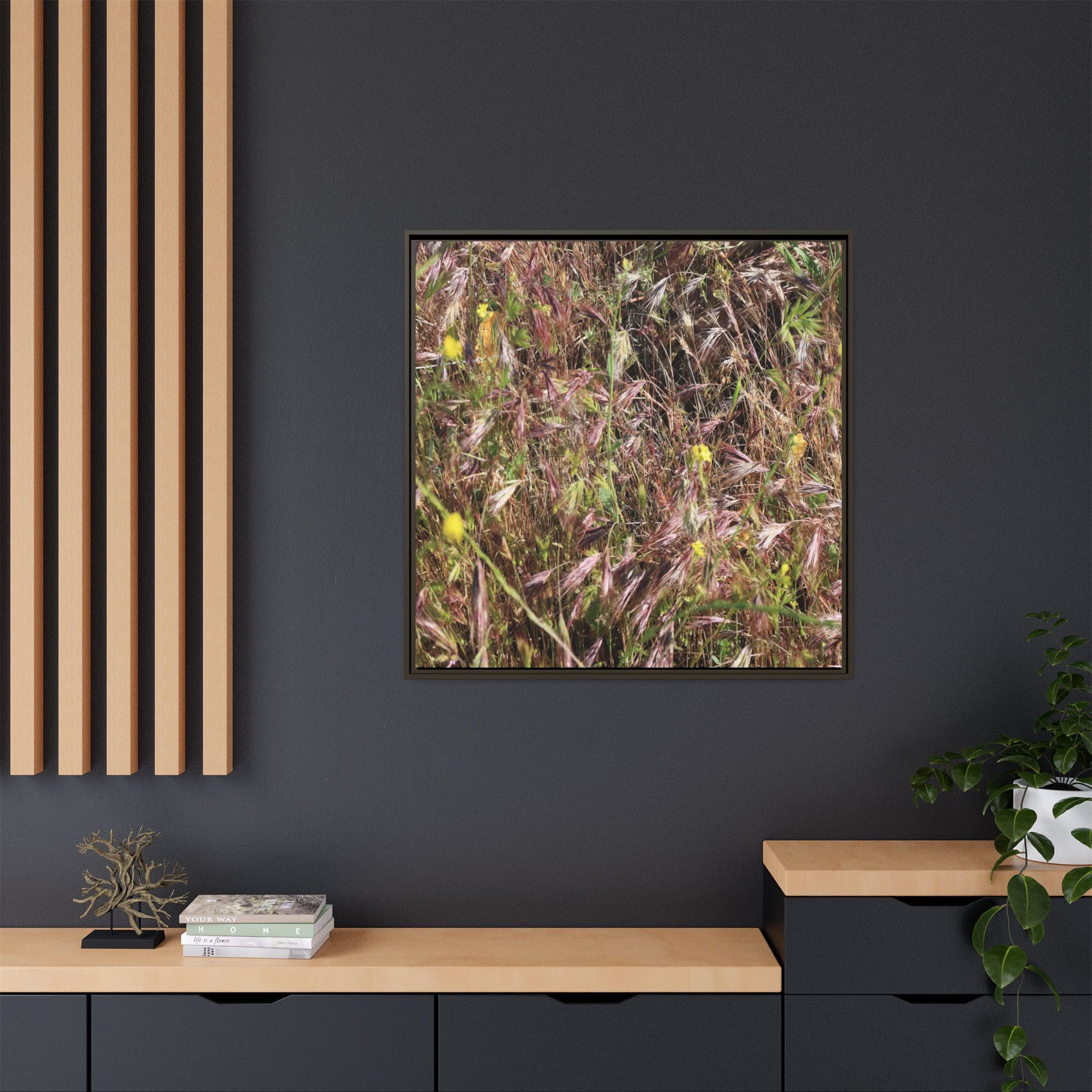 Autumn Meadow - Unique Stretched Canvas Wall Art - Art By Earth
