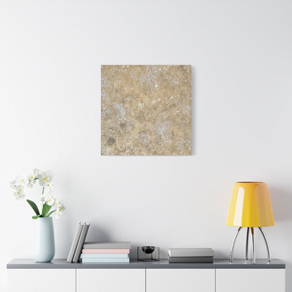 Bubbles in Sand - Unique Frameless Canvas Wall Art - Art By Earth